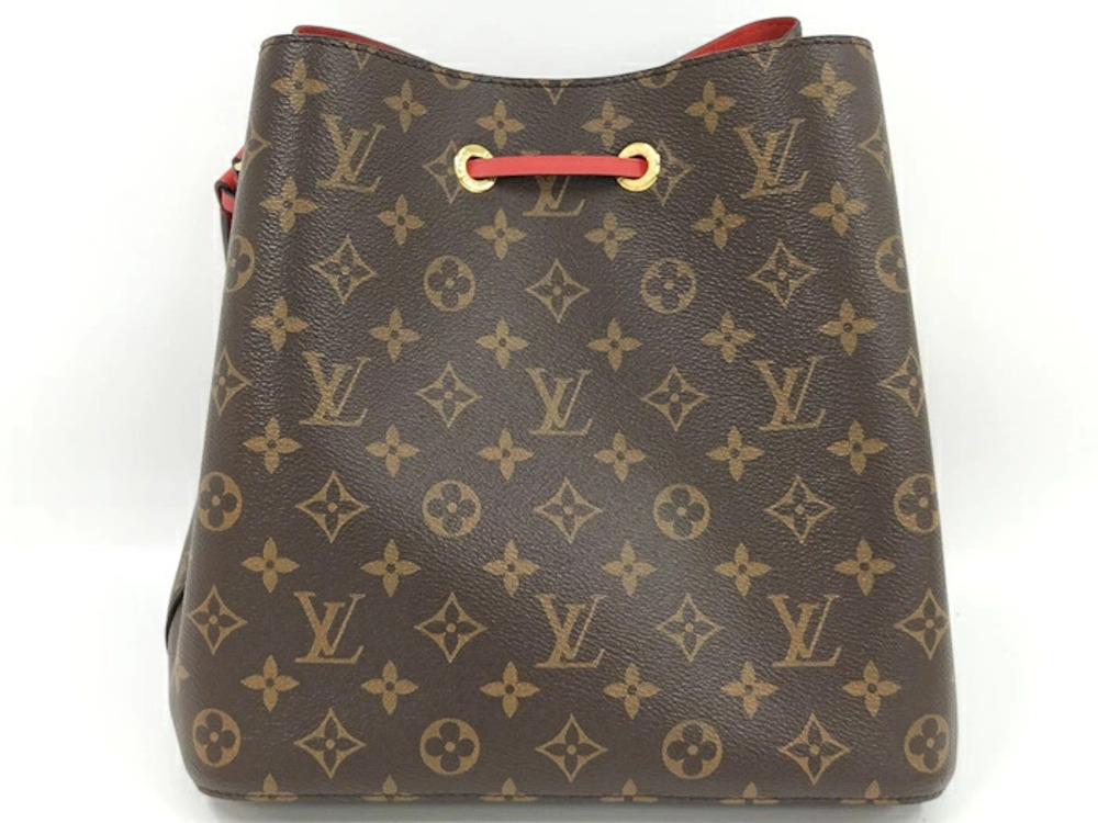Louis Vuitton Bag Red Shoulder Noe Monogram Neo Coquelicot Red